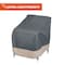 Modern Leisure Renaissance Patio Chair Cover, 27 in. L x 34 in. W x 31 in. H, Gray 3016 - alternate 1
